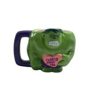Zak Designs HULK Ceramic Chibi Mug VALENTINE 2024 "I am Mad for You"